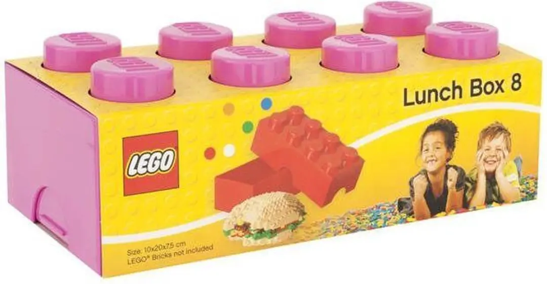 LEGO Lunchbox Brick 8 RC402397 - Roze - 0,95L - afbeelding 6 van 6