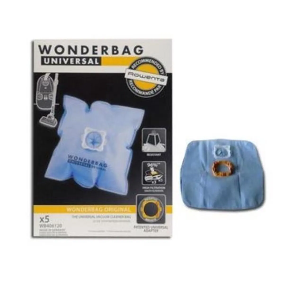 Rowenta Wonderbag WB406120 Stofzuigerzakken - 5 Stuks
