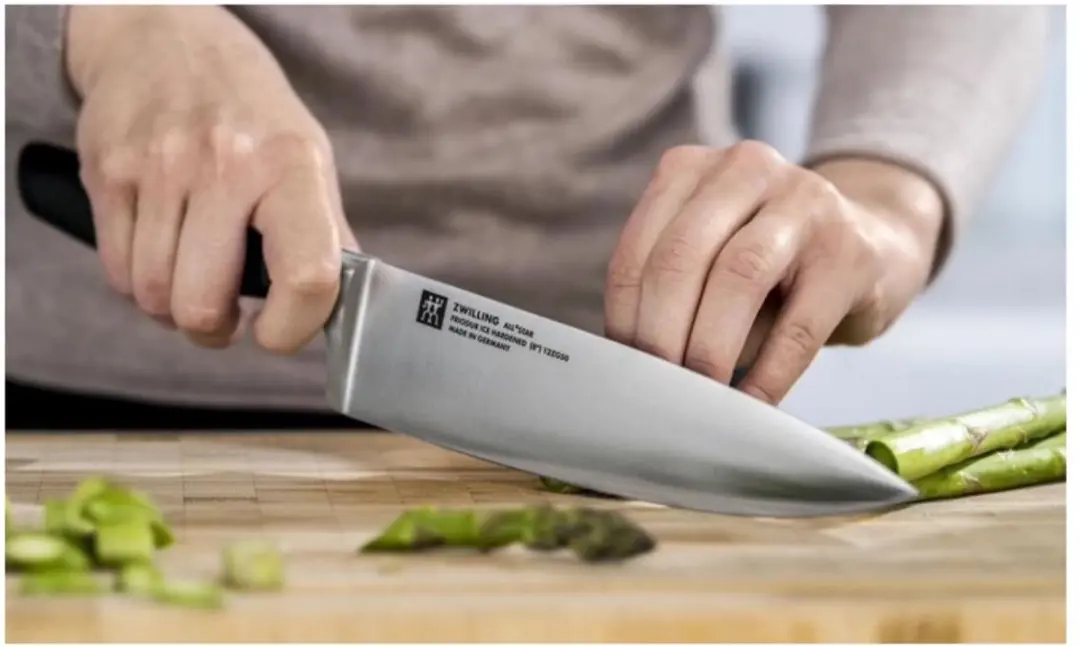 Zwilling All Star Koksmes 20cm - Zilver/Zwart - afbeelding 6 van 6