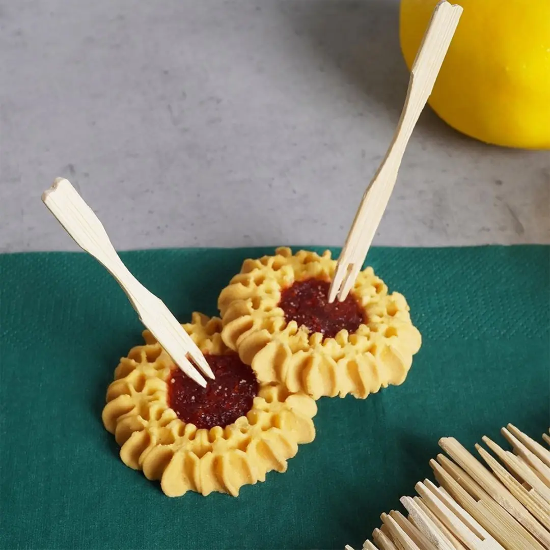 Excellent Houseware Cocktailprikker Bamboe - 100 Stuks