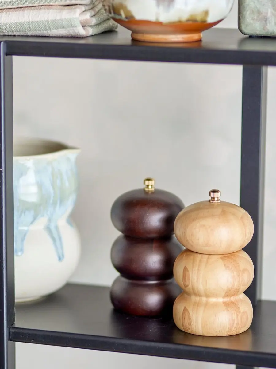 Bloomingville Peper & Zoutmolens Hout - 2 Stuks