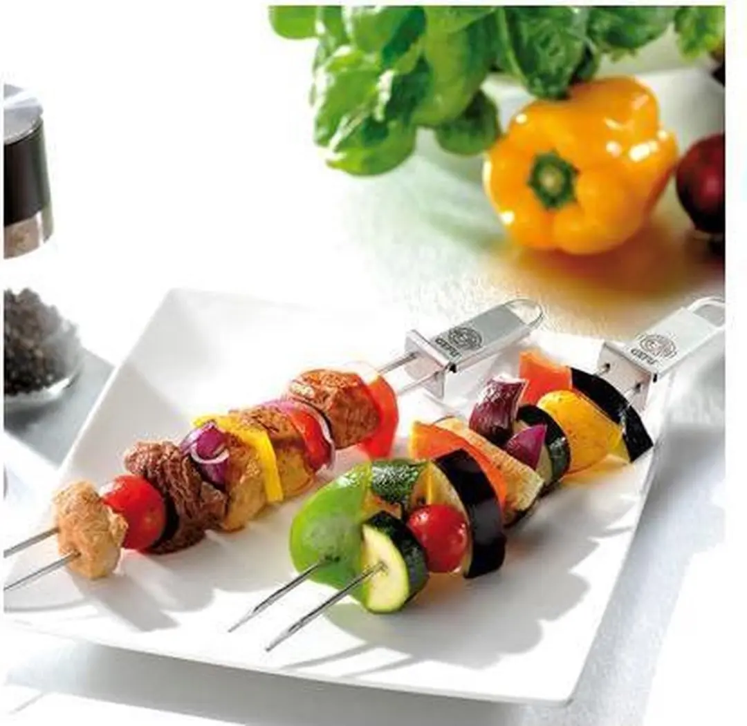 GEFU Twinco Grillspiezen RVS - 2 Stuks