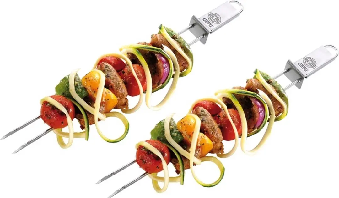 GEFU Twinco Grillspiezen RVS - 2 Stuks