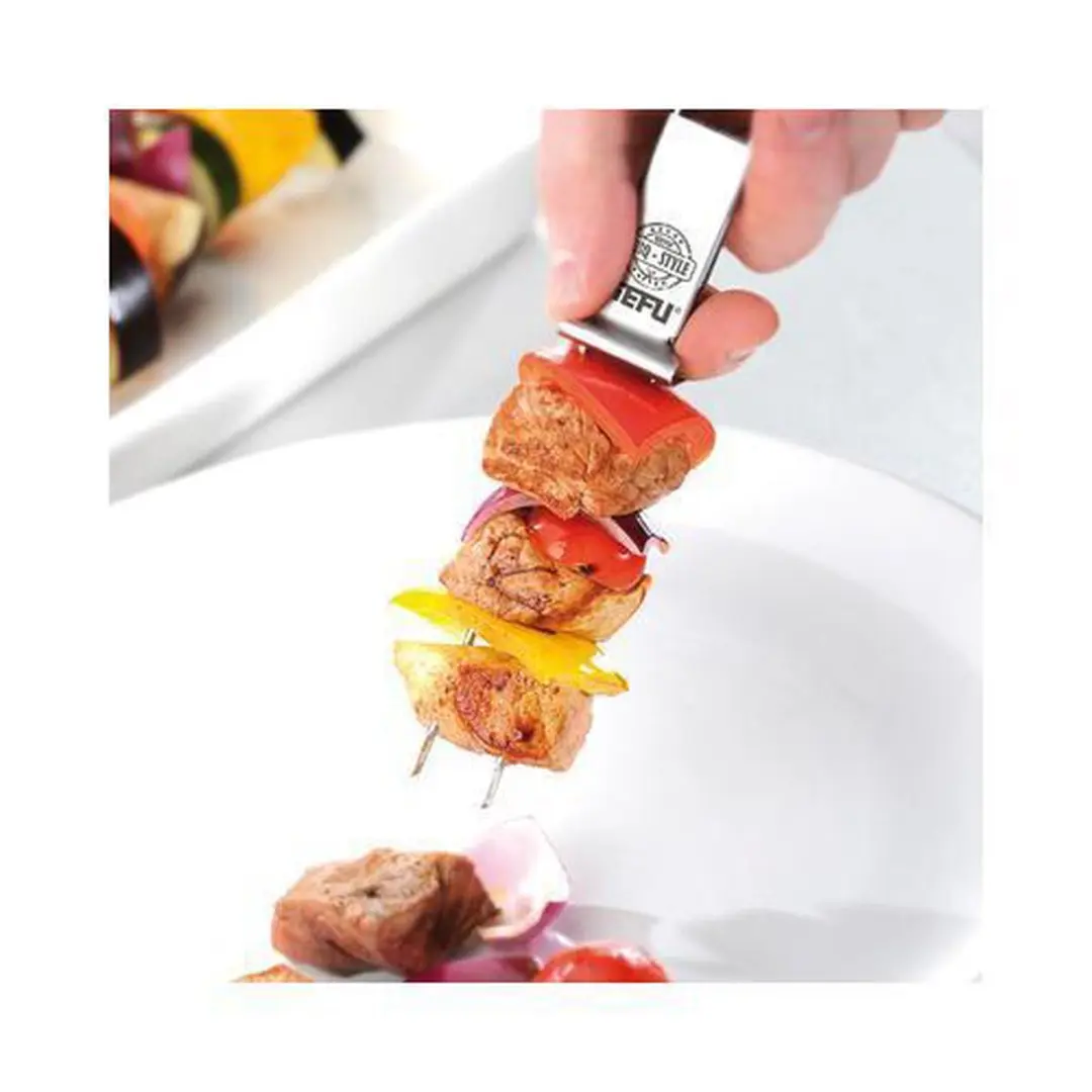 GEFU Twinco Grillspiezen RVS - 2 Stuks