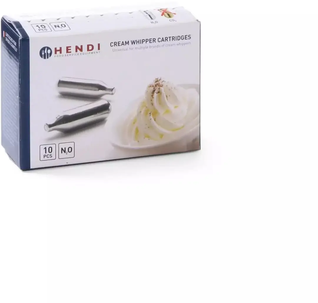 Hendi Slagroompatronen 10 Stuks - Zilver