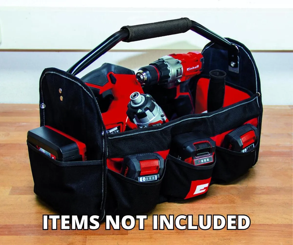 Einhell Bag 45/22 Tas - Zwart/Rood
