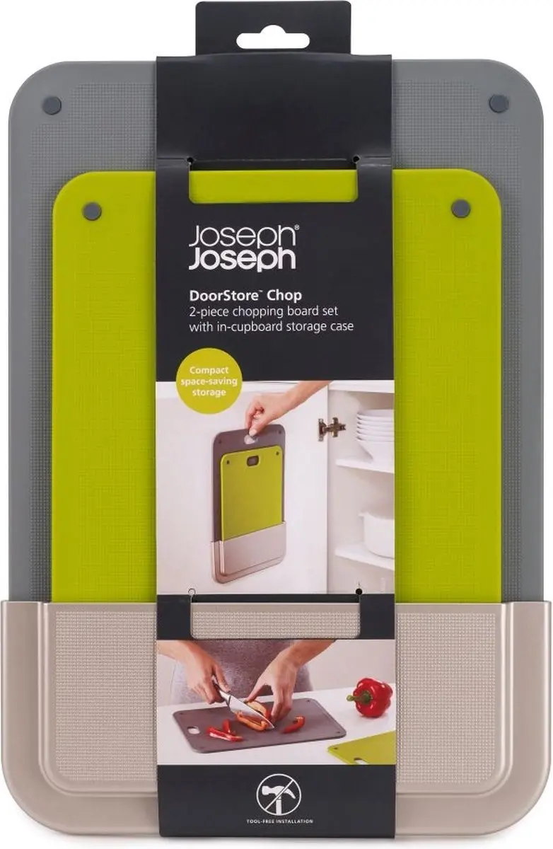 Joseph Joseph DoorStore Snijplankhouder - 2 Stuks - Multicolor
