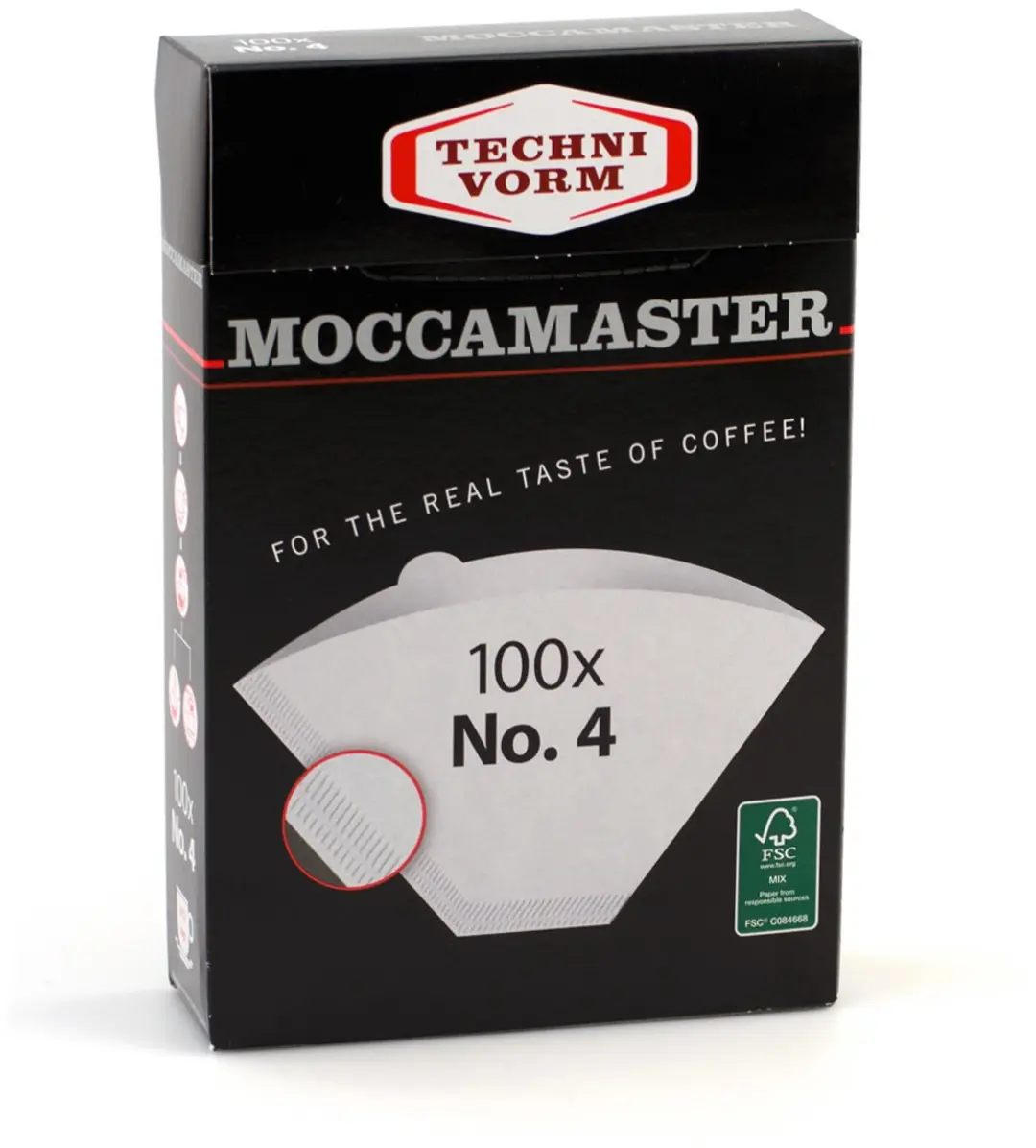 Moccamaster Filterpapier Nr.4 - 100 Stuks