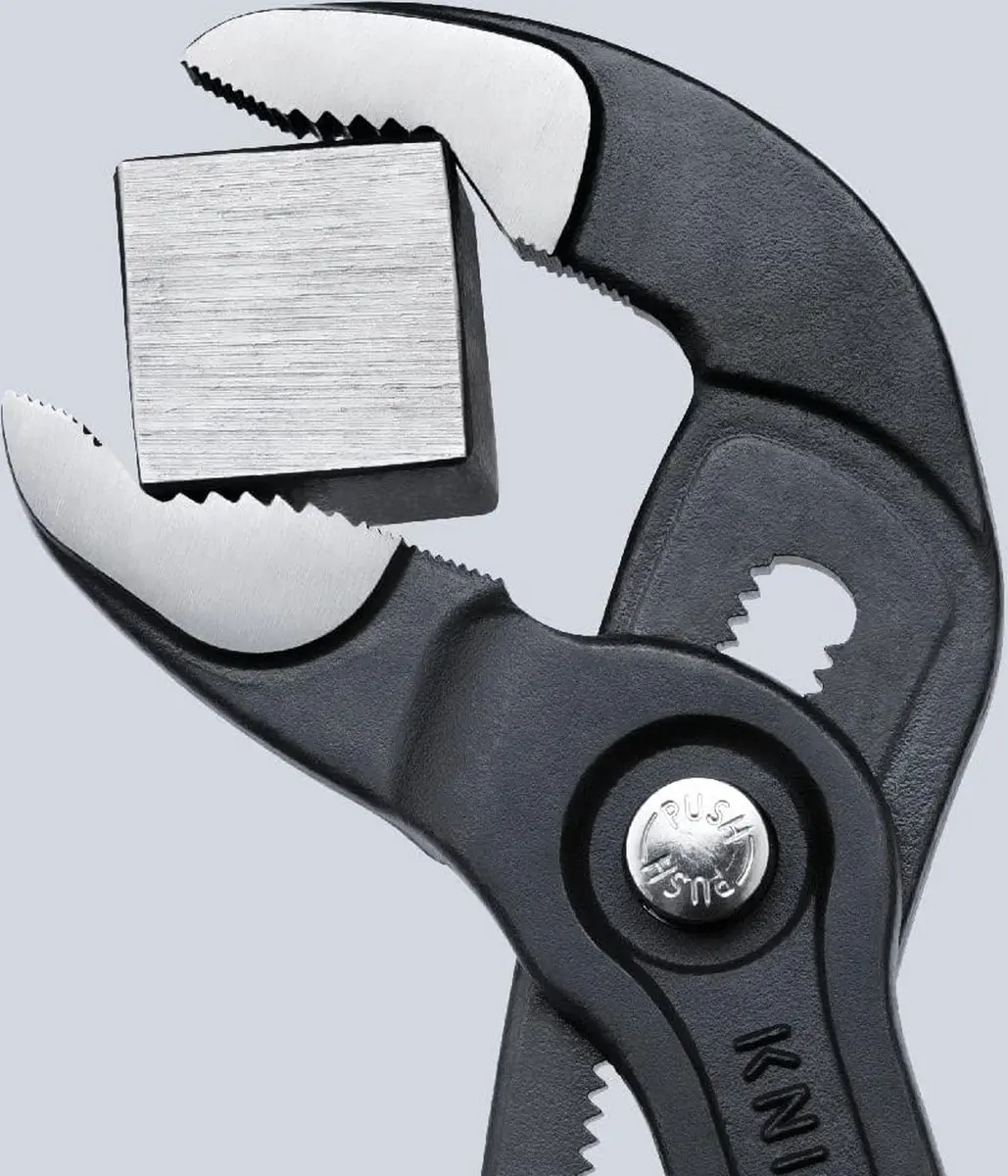 Knipex Waterpomptang 125mm Cobra - Rood/Zwart - afbeelding 6 van 6