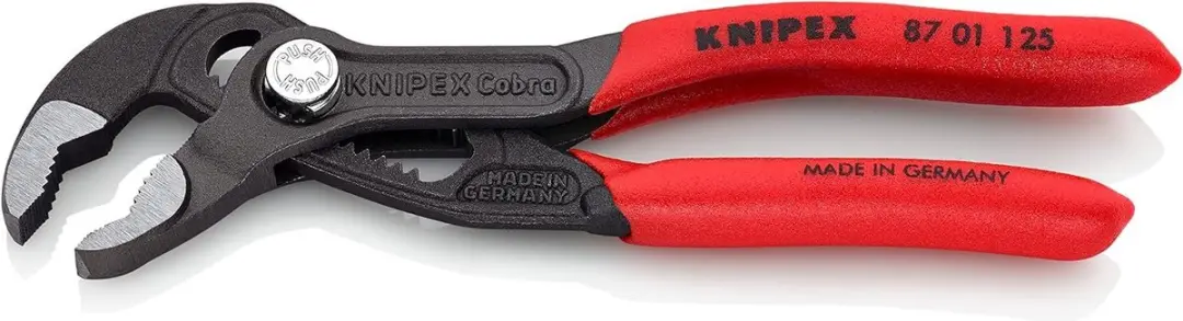 Knipex Waterpomptang 125mm Cobra - Rood/Zwart