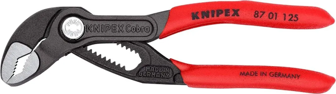 Knipex Waterpomptang 125mm Cobra - Rood/Zwart