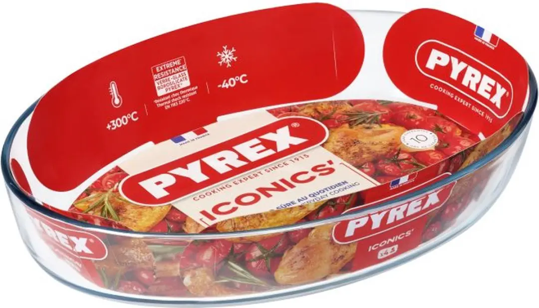 PYREX Iconic's Ovenschaal Ovaal 3,1L - 1 Stuks