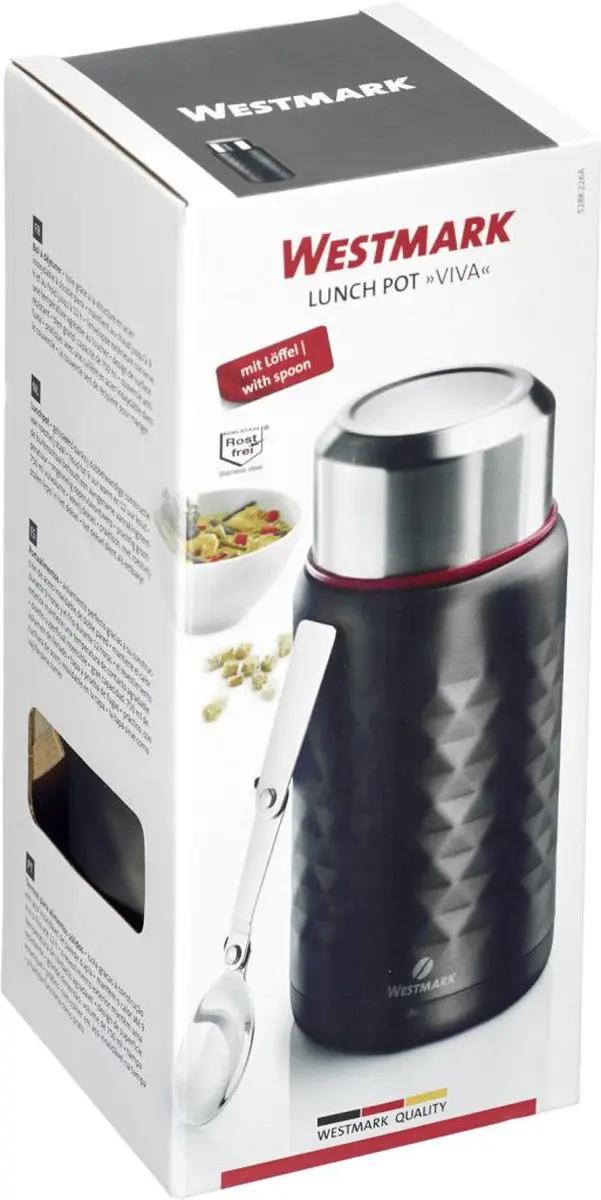 Westmark Viva Voedselhouder 750ml - Antraciet