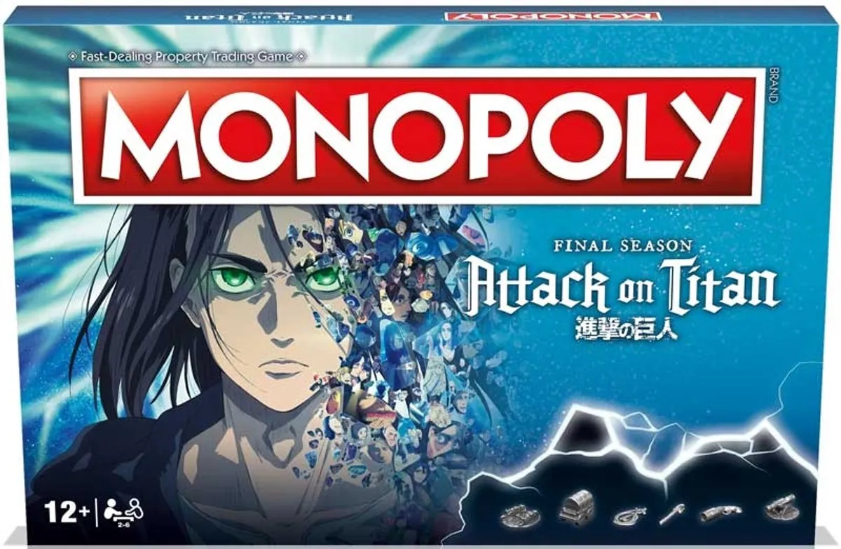 Winning Moves Monopoly Attack on Titan The Final Season