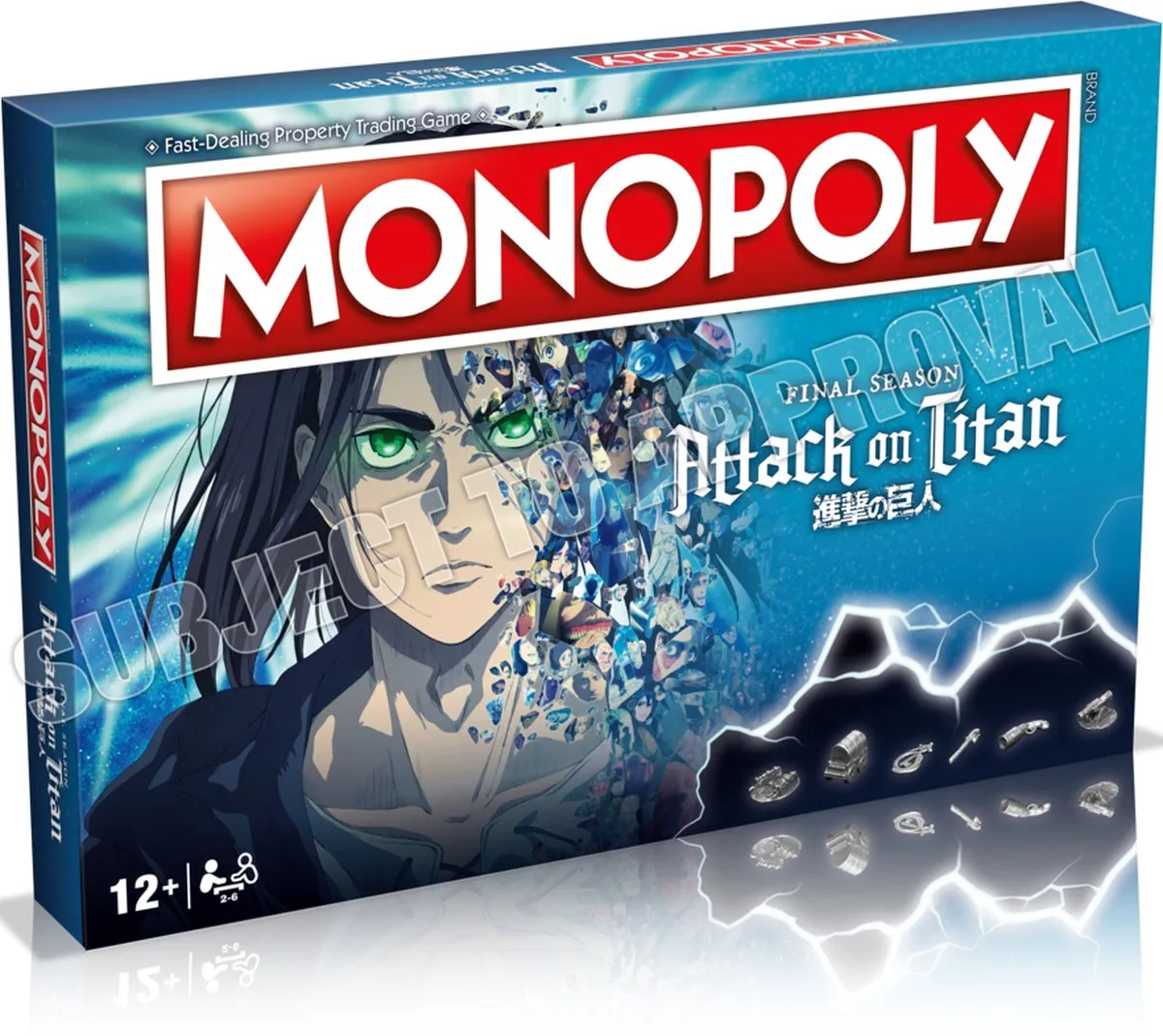 Winning Moves Monopoly Attack on Titan The Final Season - 2 tot 6 Spelers