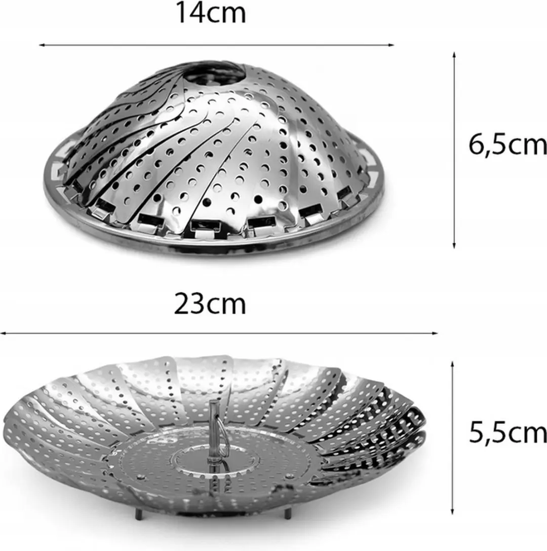 Meyerhoff Universele Stoominzet 14-23cm - RVS