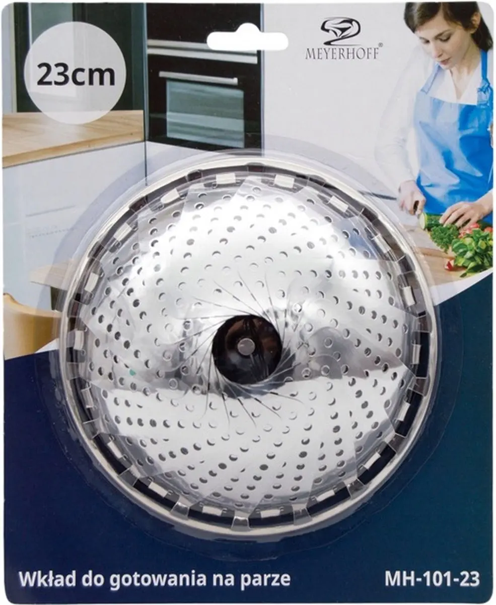 Meyerhoff Universele Stoominzet 14-23cm - RVS