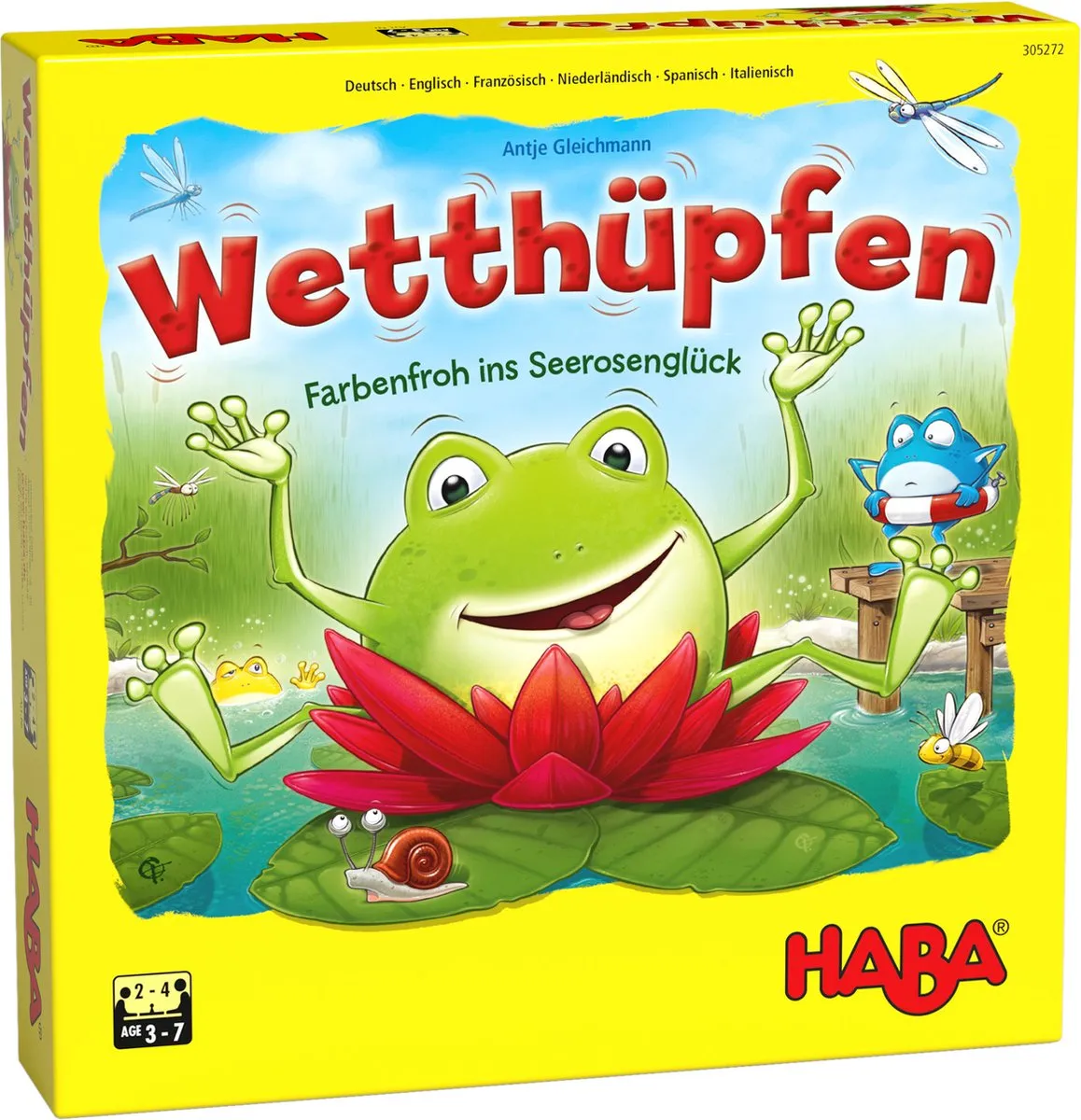 Haba Kikkersprongen Kinderspel