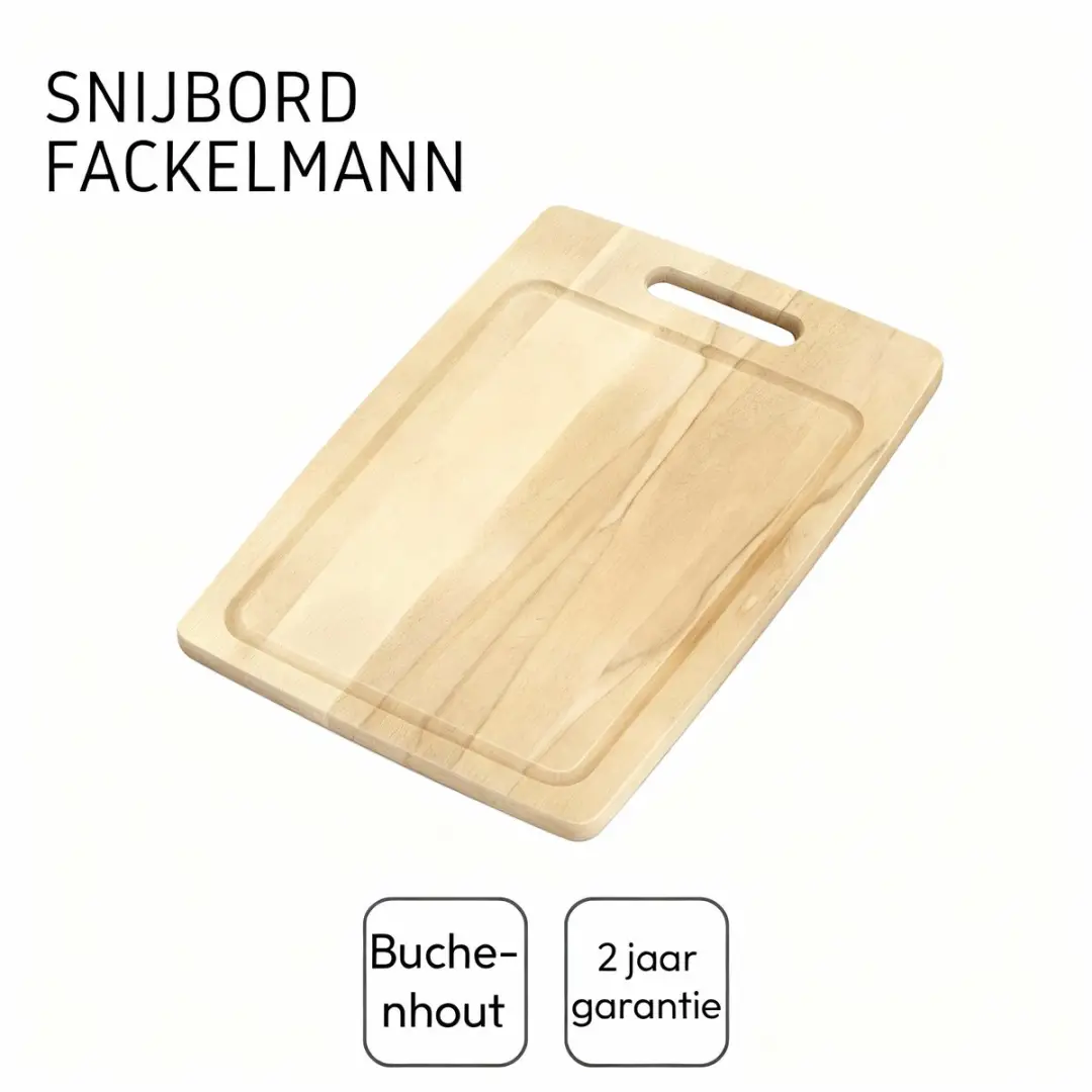 Fackelmann Wood Edition Snijplank 44x30cm - Drankje