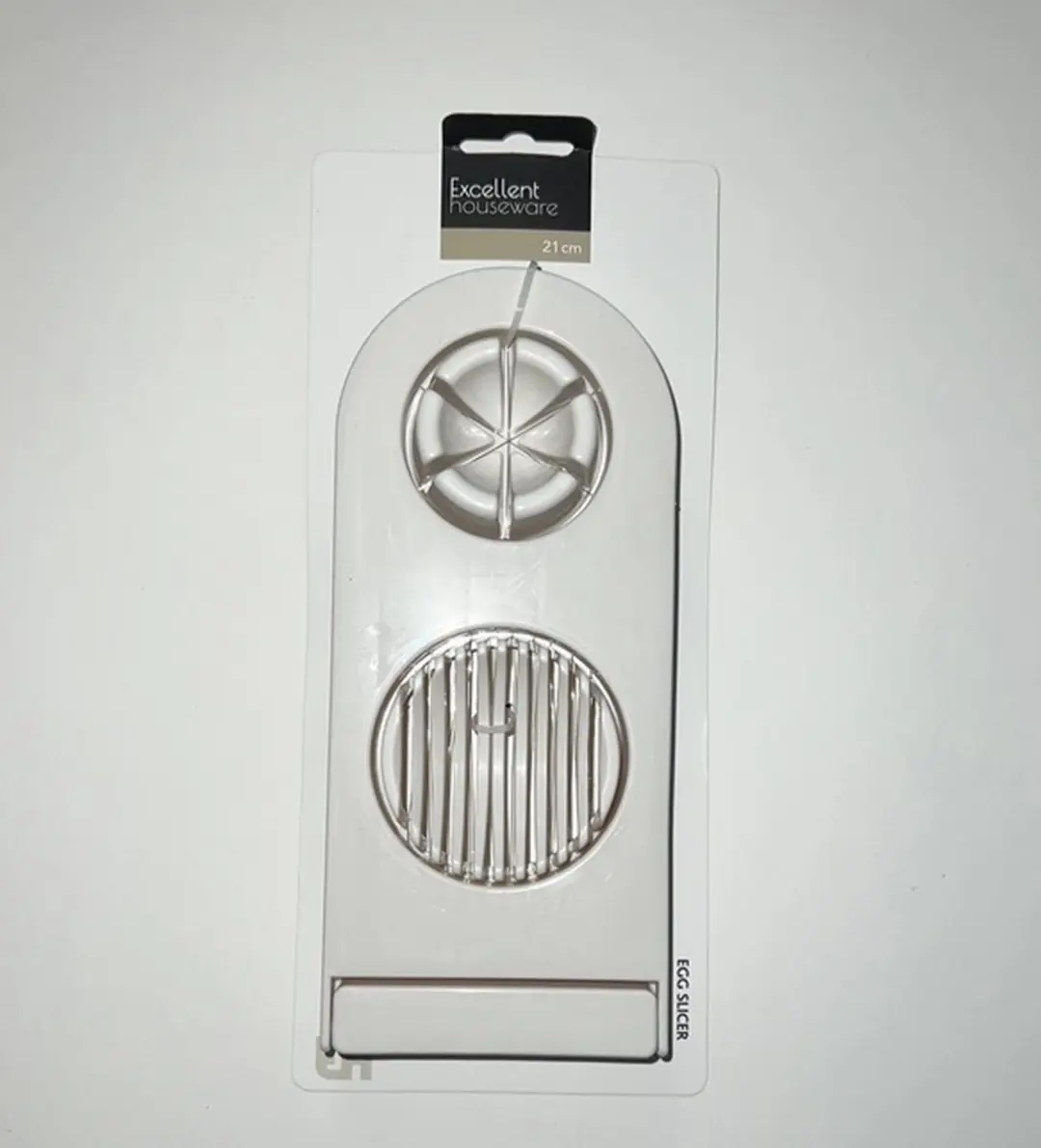 Excellent Houseware Eiersnijder 2-in-1 Wit