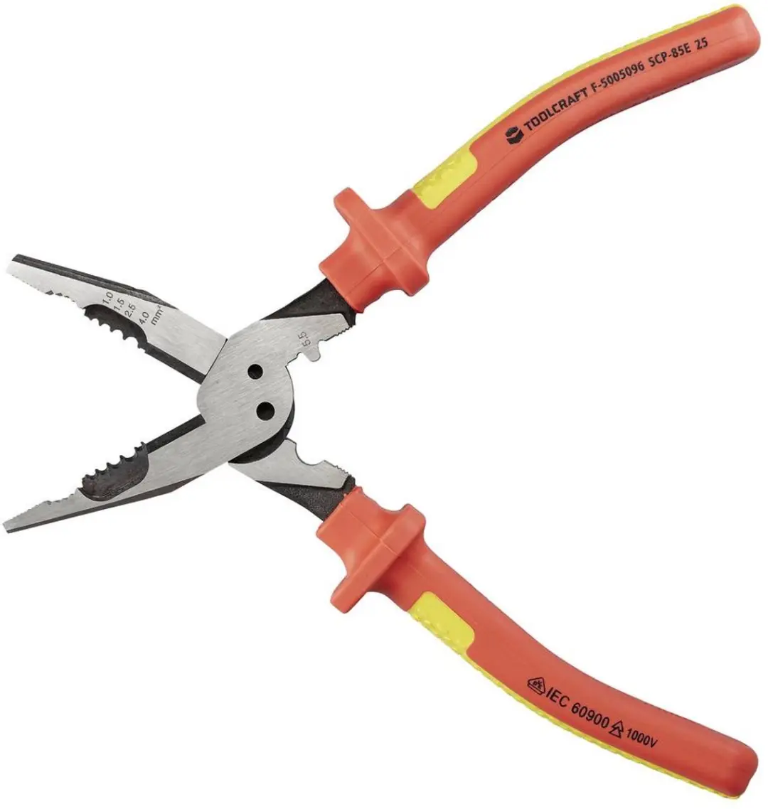 TOOLCRAFT TO-10187133 VDE Elektro-installatietang 7-in-1 - 1.5-5.26 mm²