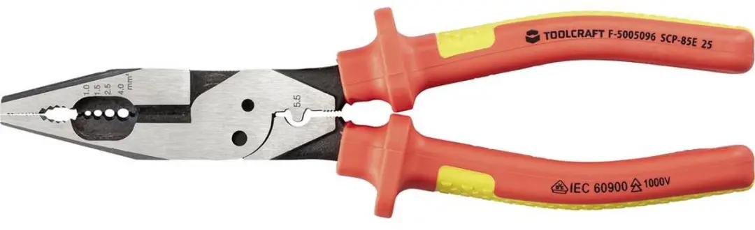 TOOLCRAFT TO-10187133 VDE Elektro-installatietang 7-in-1