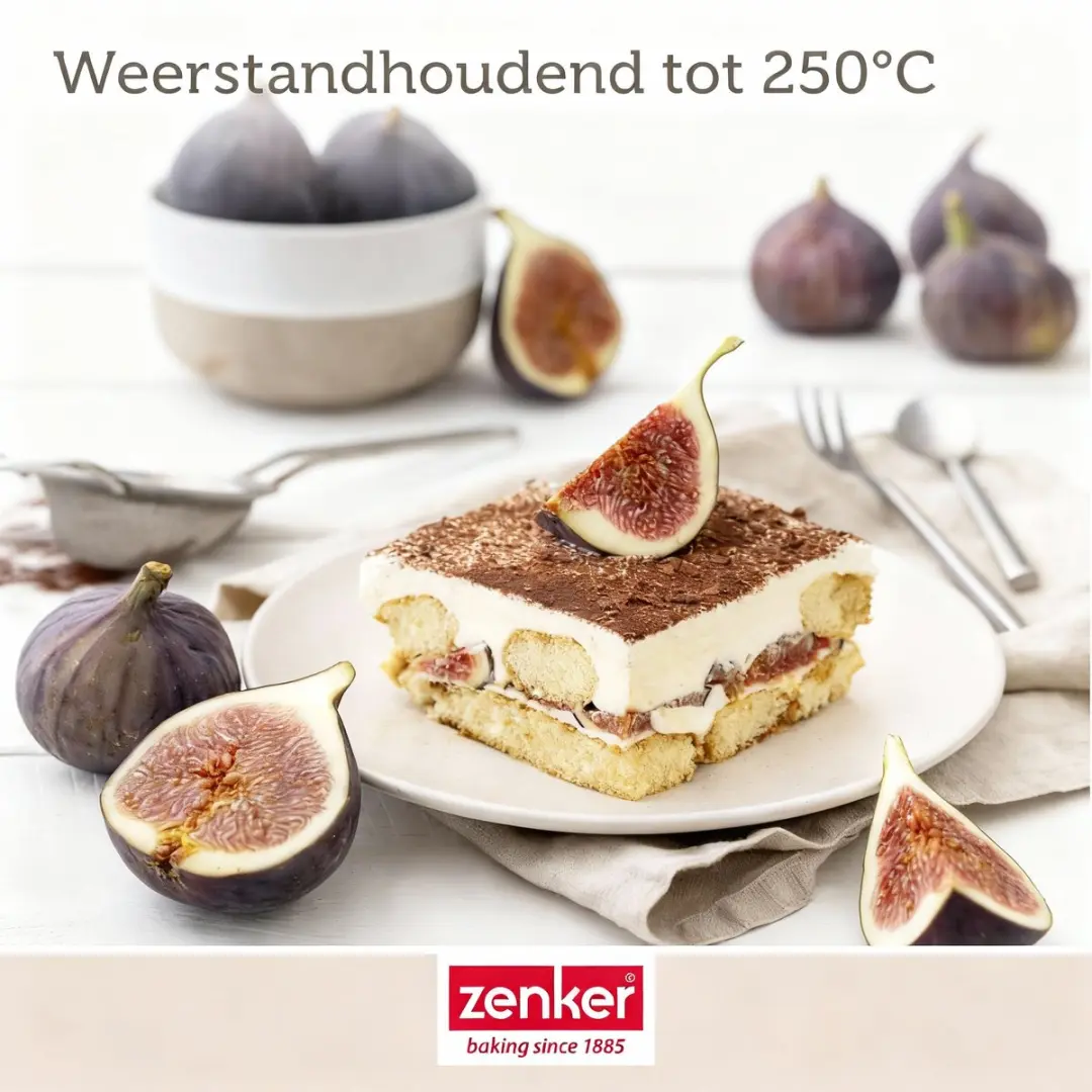 Zenker 7503 Lasagneschaal 36x27cm - Zwart