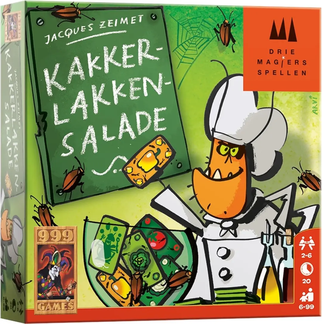 Drie Magiers Kakkerlakkensalade - 2-6 Spelers
