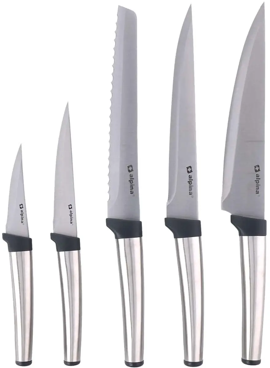 Alpina Messenset 6-delig - RVS - Zilver/Zwart - afbeelding 6 van 6