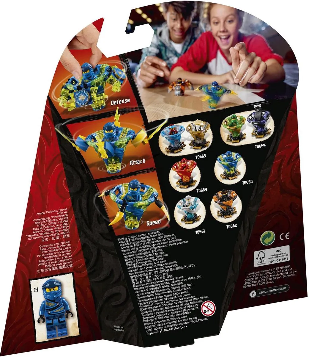 LEGO Ninjago Jay Spinjitzu 70660 - Blauw - afbeelding 2 van 6