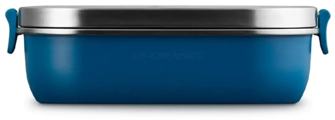 Le Creuset Lunchbox On The Go Deep Teal - 0,9L - 2-delig - afbeelding 6 van 6