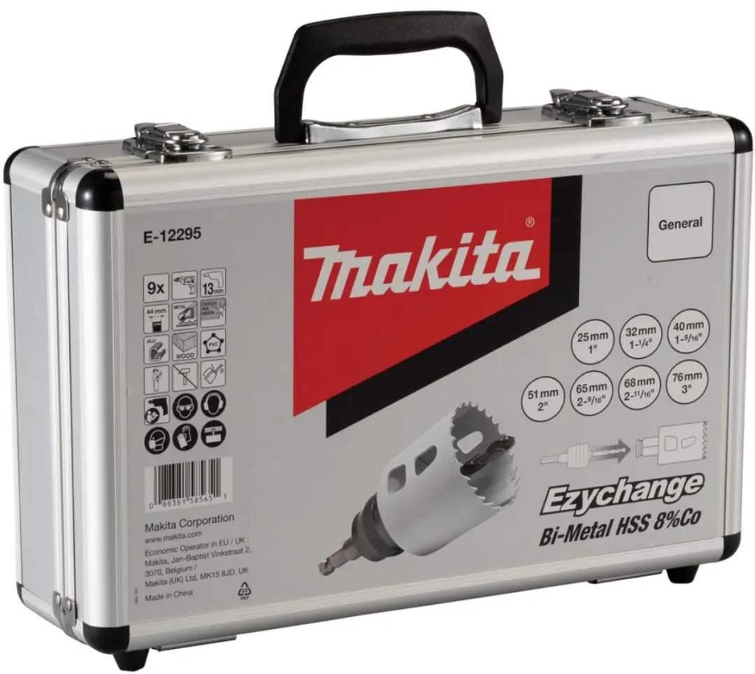 Makita Gatzaagset E-12295 9-delig - Inclusief schroeven