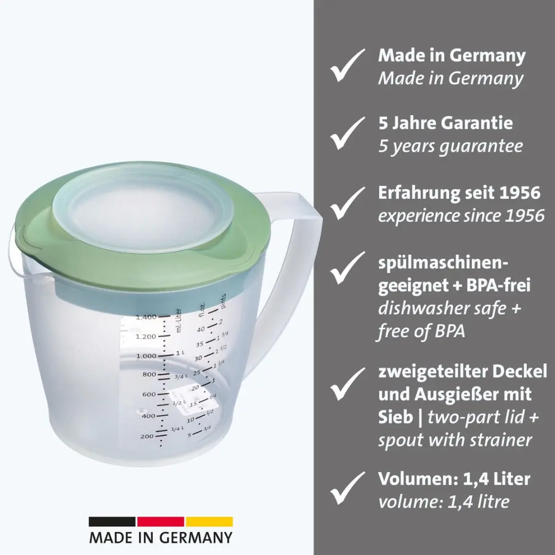 Westmark Beslagkom Helena 1,4L - Mintgroen