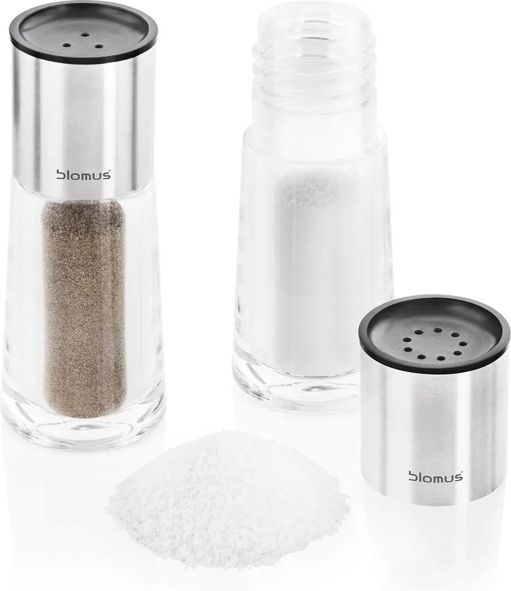 Blomus Perea Peper- & Zoutstel 38cm - Zilver