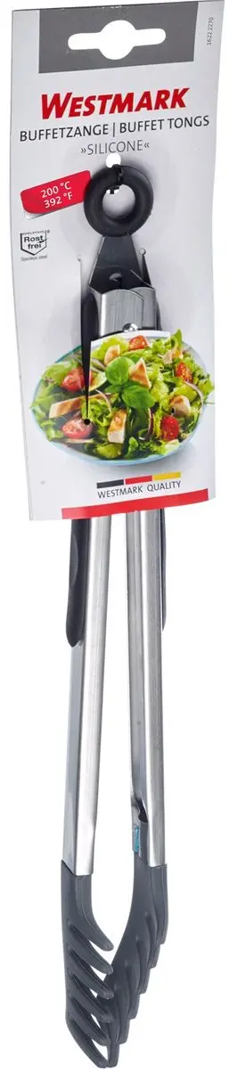 Westmark Saladetang Siliconen Maxi - Zwart