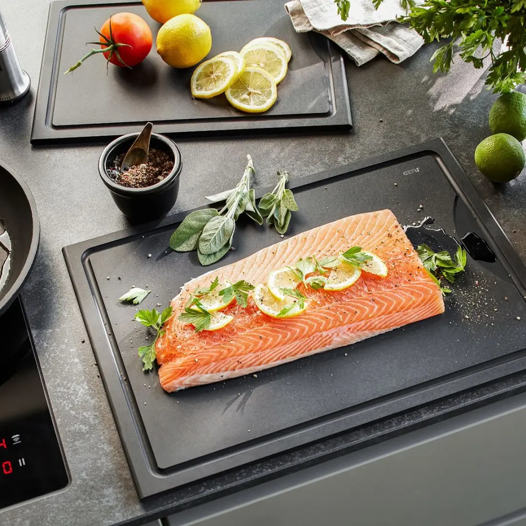 GEFU SLIZE Snijplank Medium 37x25cm - Antraciet - afbeelding 6 van 6