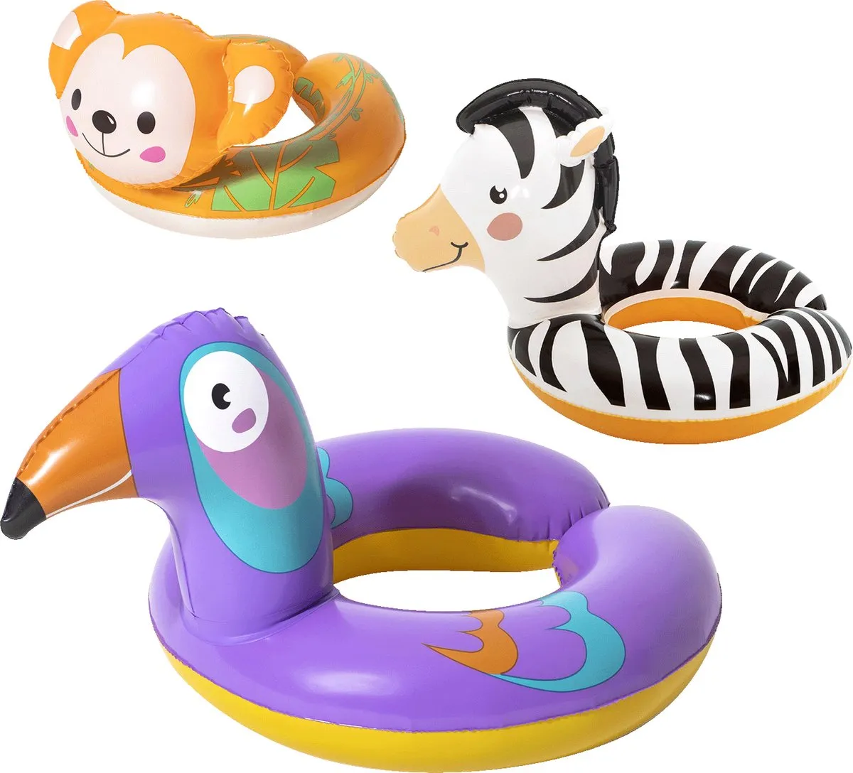 Bestway Zwemband Safari Dieren 51cm - Wit