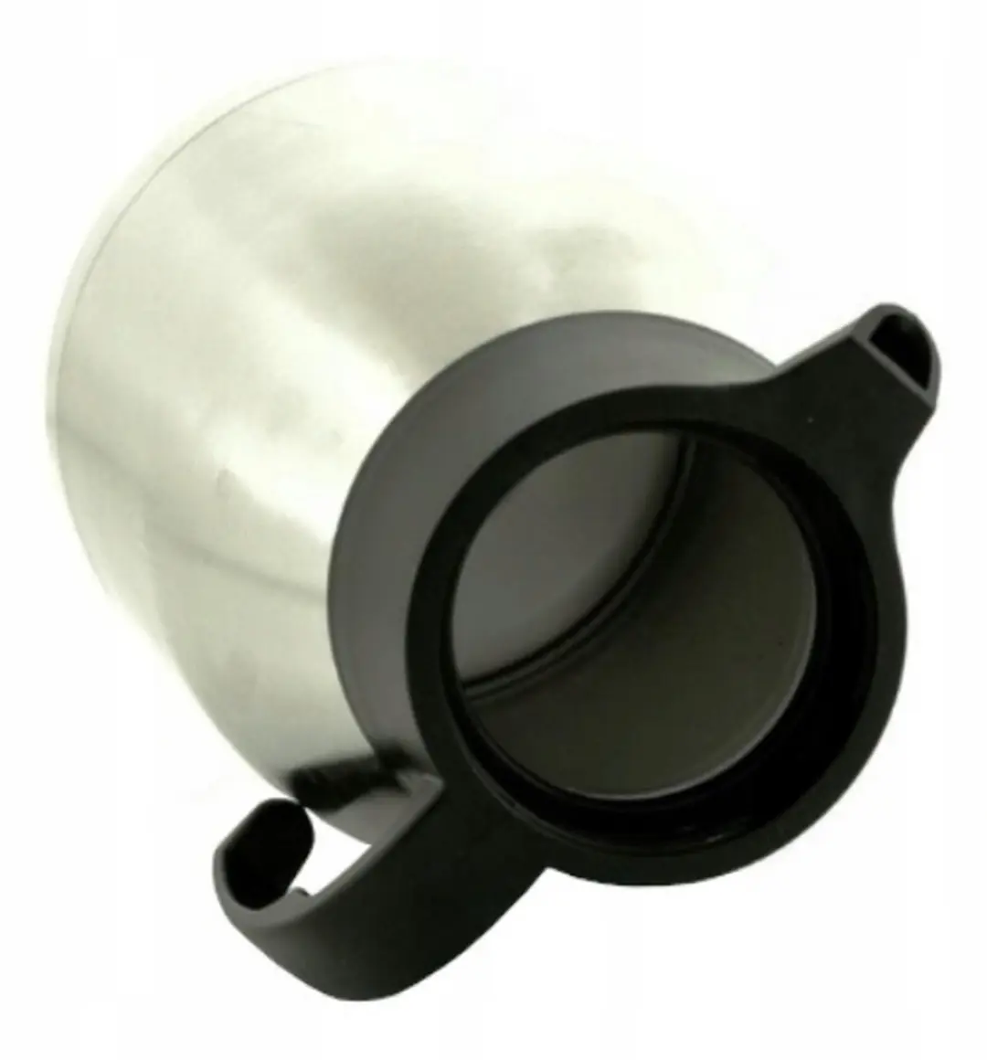 Meyerhoff Thermoskan 1.5L RVS Isoleerkan - Drukknop - Zwart/Zilver