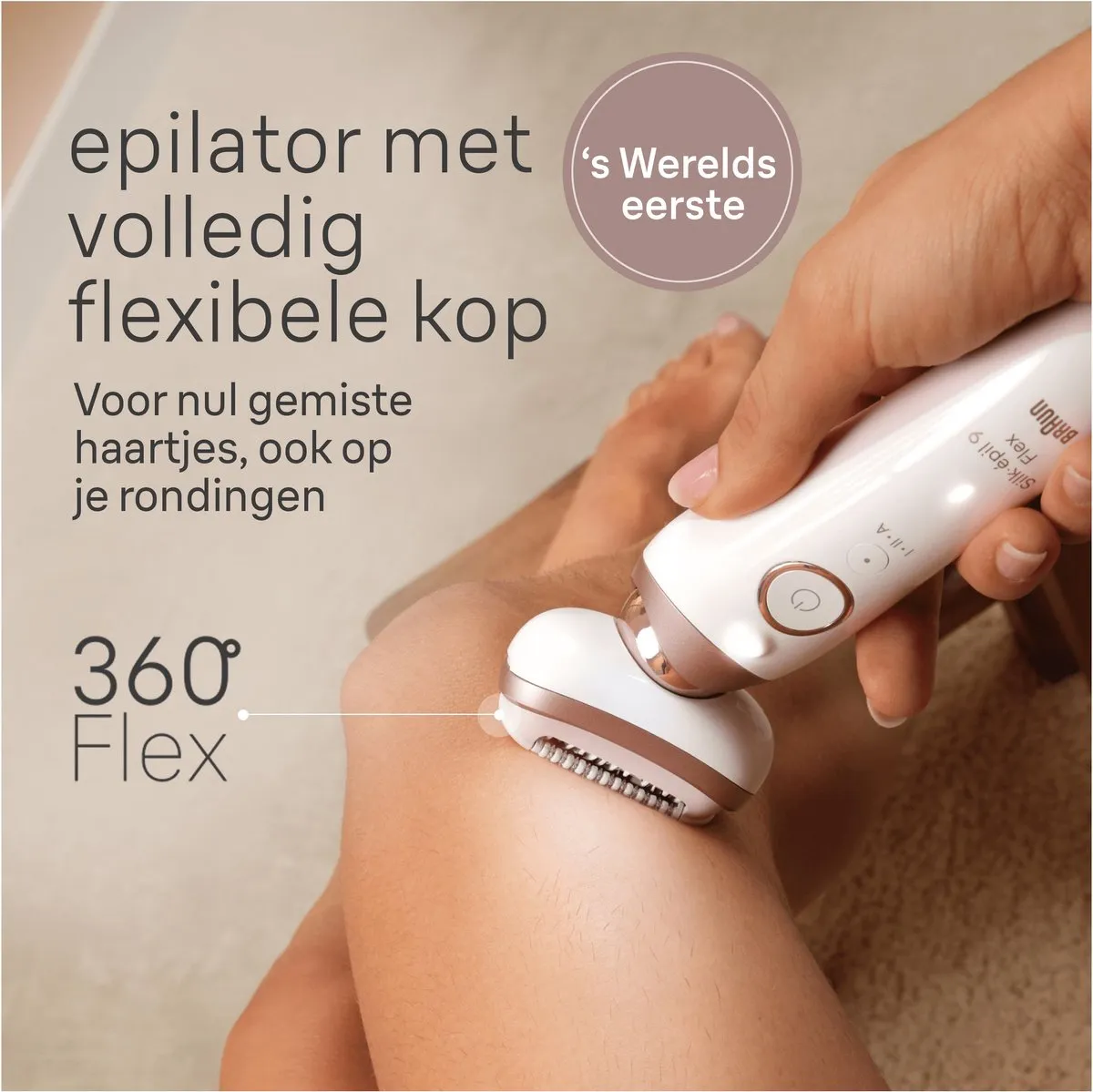 Braun Silk·épil 9 Flex BR2-225311 Epilator - Wit/Rose Titan