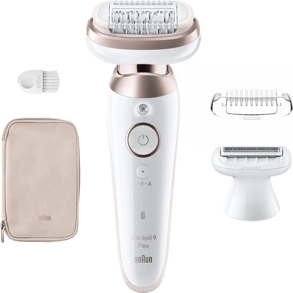 Braun Silk·épil 9 Flex BR2-225311 Epilator - Wit/Rose Titan