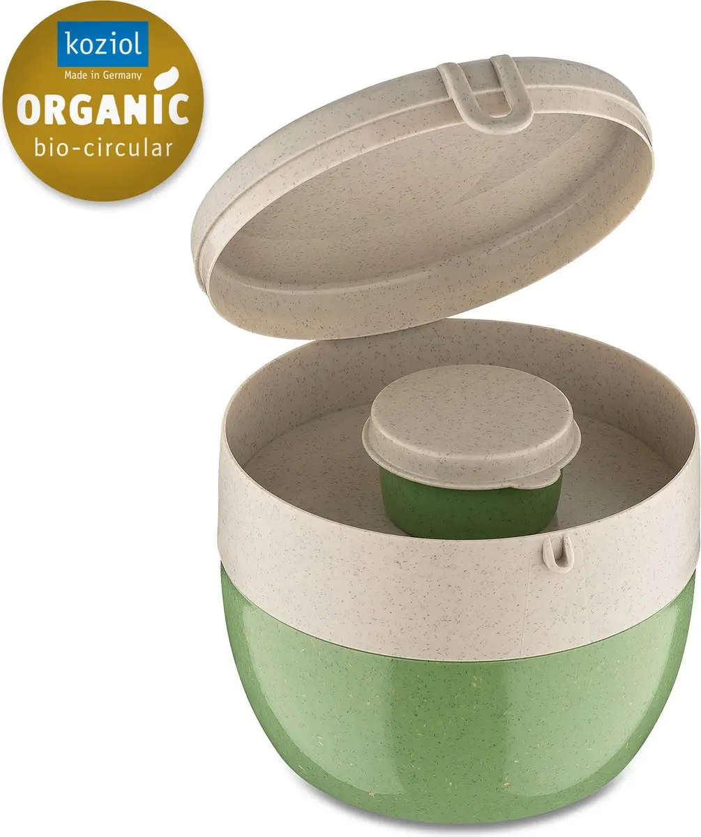 Koziol BentoBox Medium Organic Natuur - 0.4L - Groen