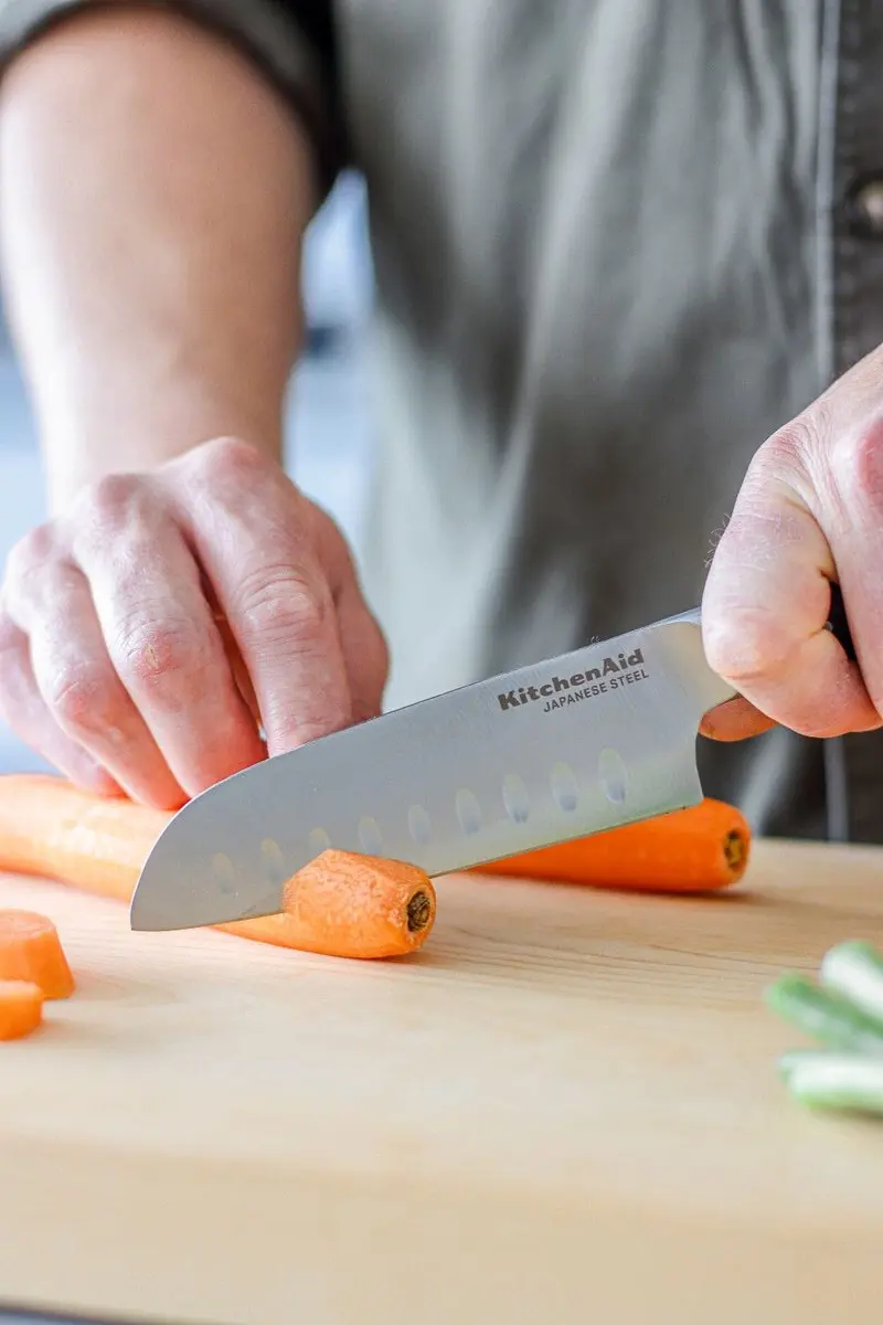 KitchenAid Santokumes 18cm - Zwart