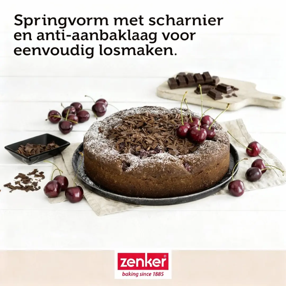 Zenker Springvorm 24cm - Zwart