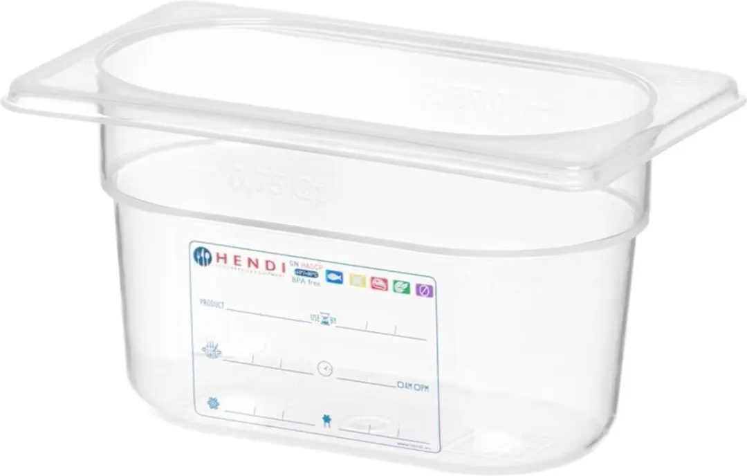 HENDI GN1/1 Luchtdichte Gastronorm Bak 0,9L