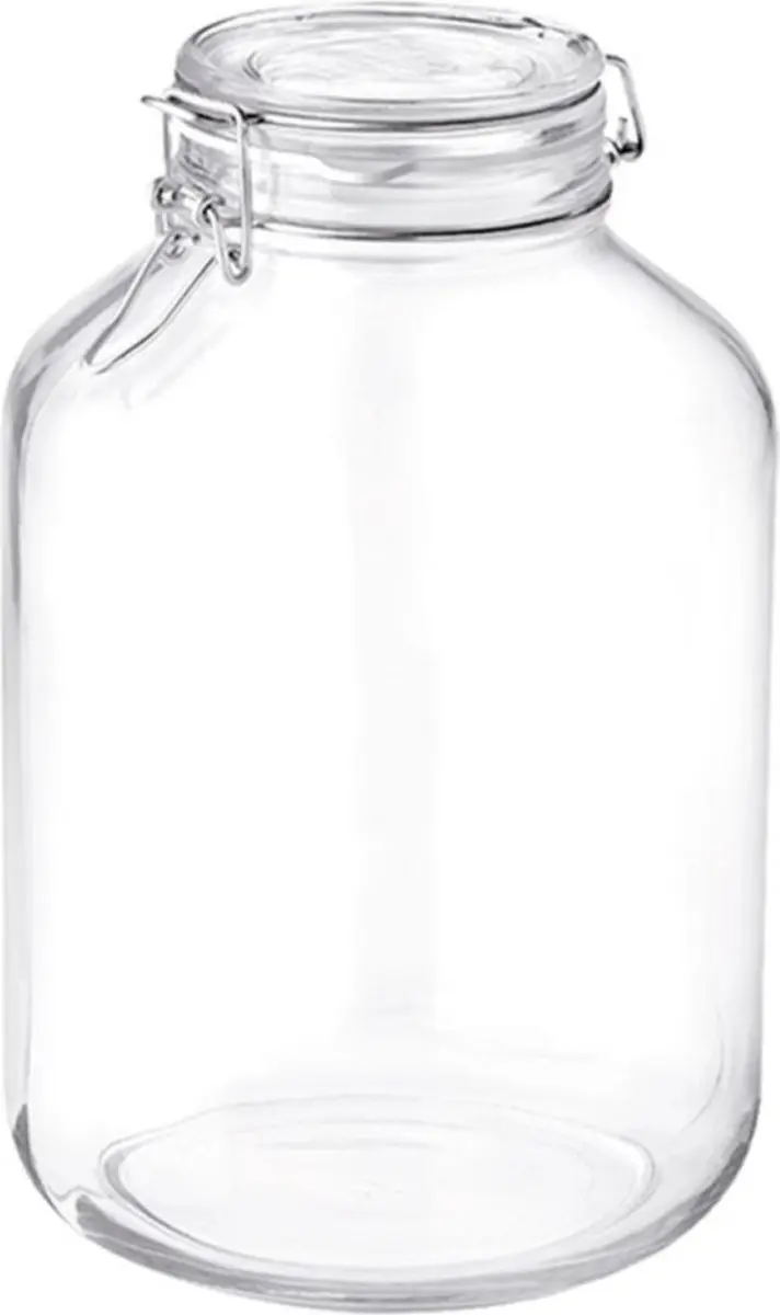 Bormioli Rocco Weckpotten Set 2 Stuks - 3L & 5L Transparant