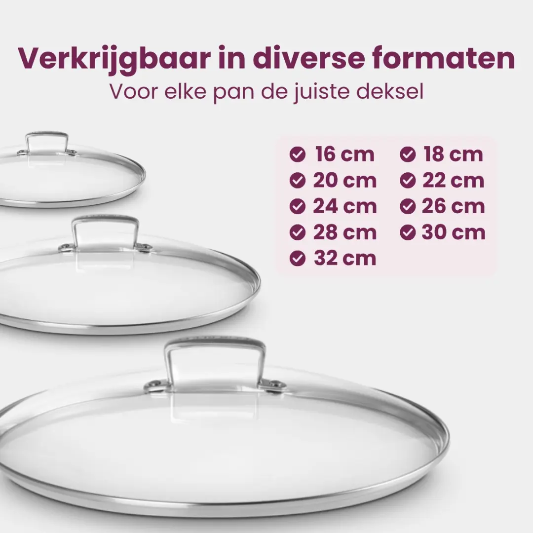 Le Creuset Glazen Deksel 18cm - Ovenbestendig tot 220°C
