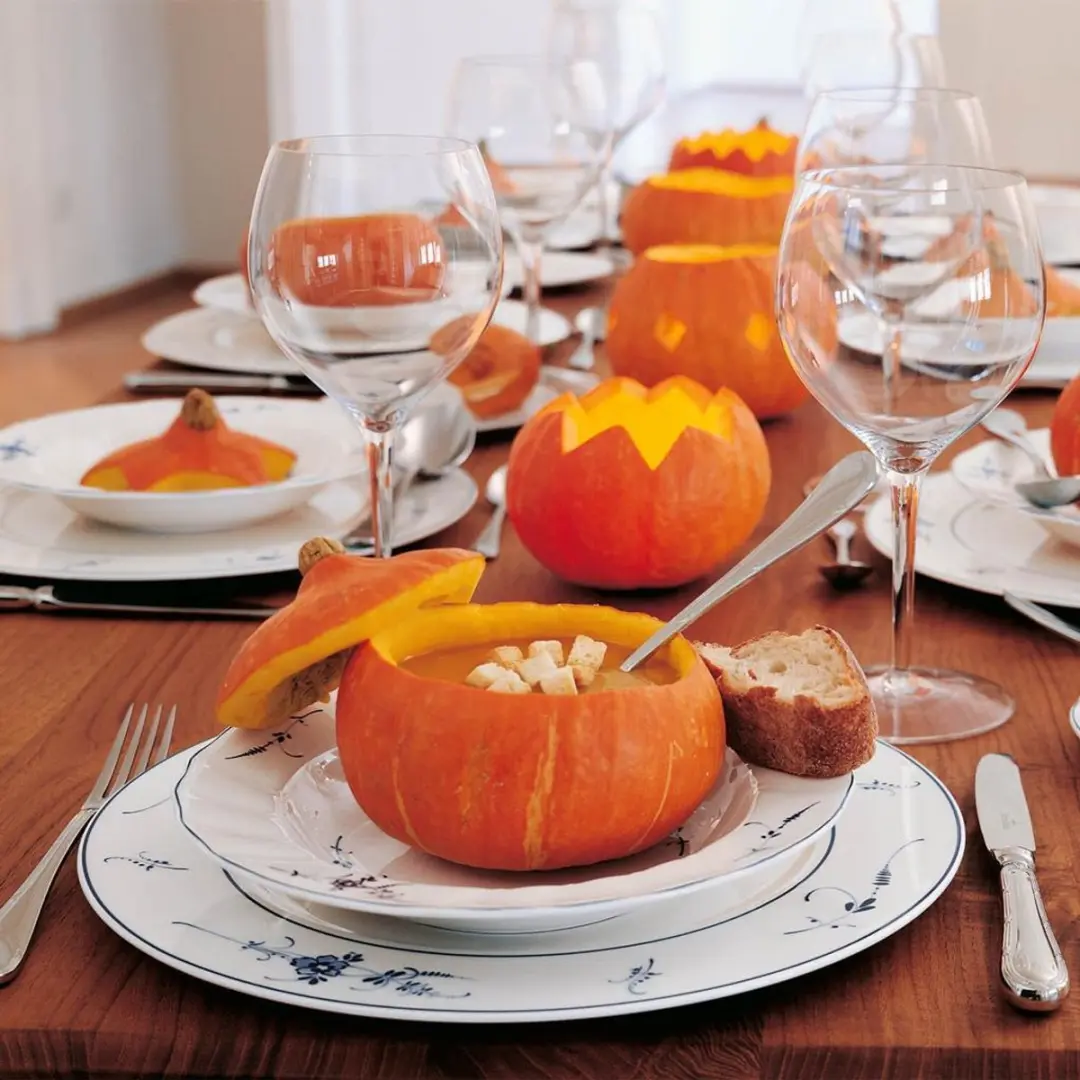 Villeroy & Boch Vieux Luxembourg Diner Set 4-delig - wit-blauw
