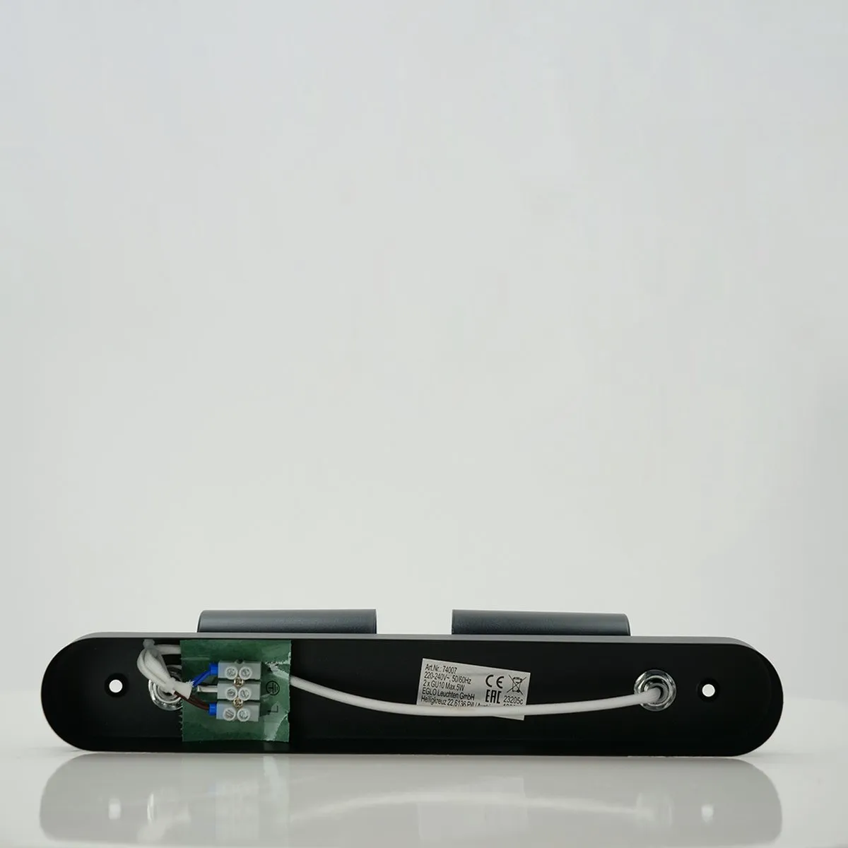 Eglo Reciso-E Spot Plafondspot GU10 - 2x5W - Zwart