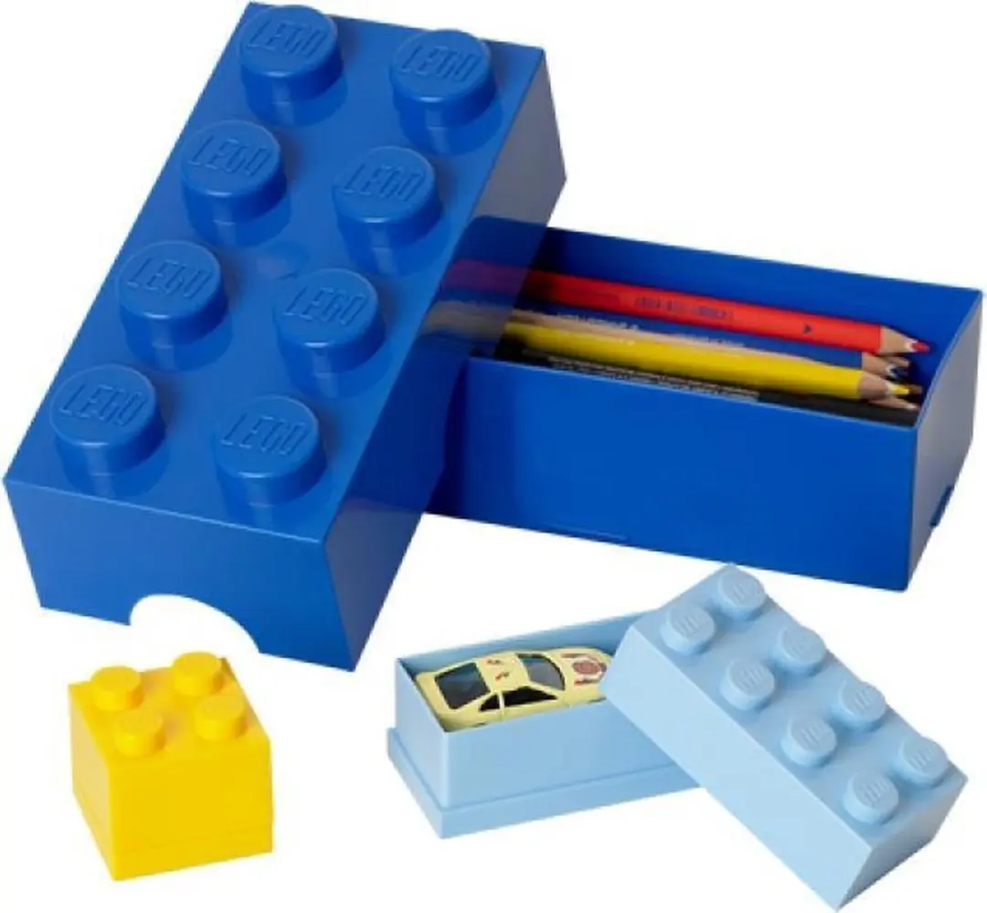 LEGO Opbergbox Mini Brick 8 - Blauw