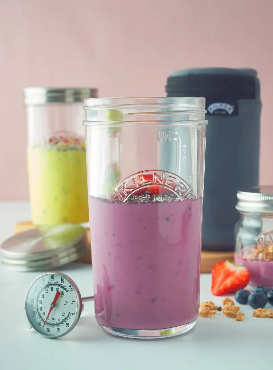 Kilner Yoghurtmaker RAY-0025-037 - 0.5L Glas - Incl. hoes & thermometer